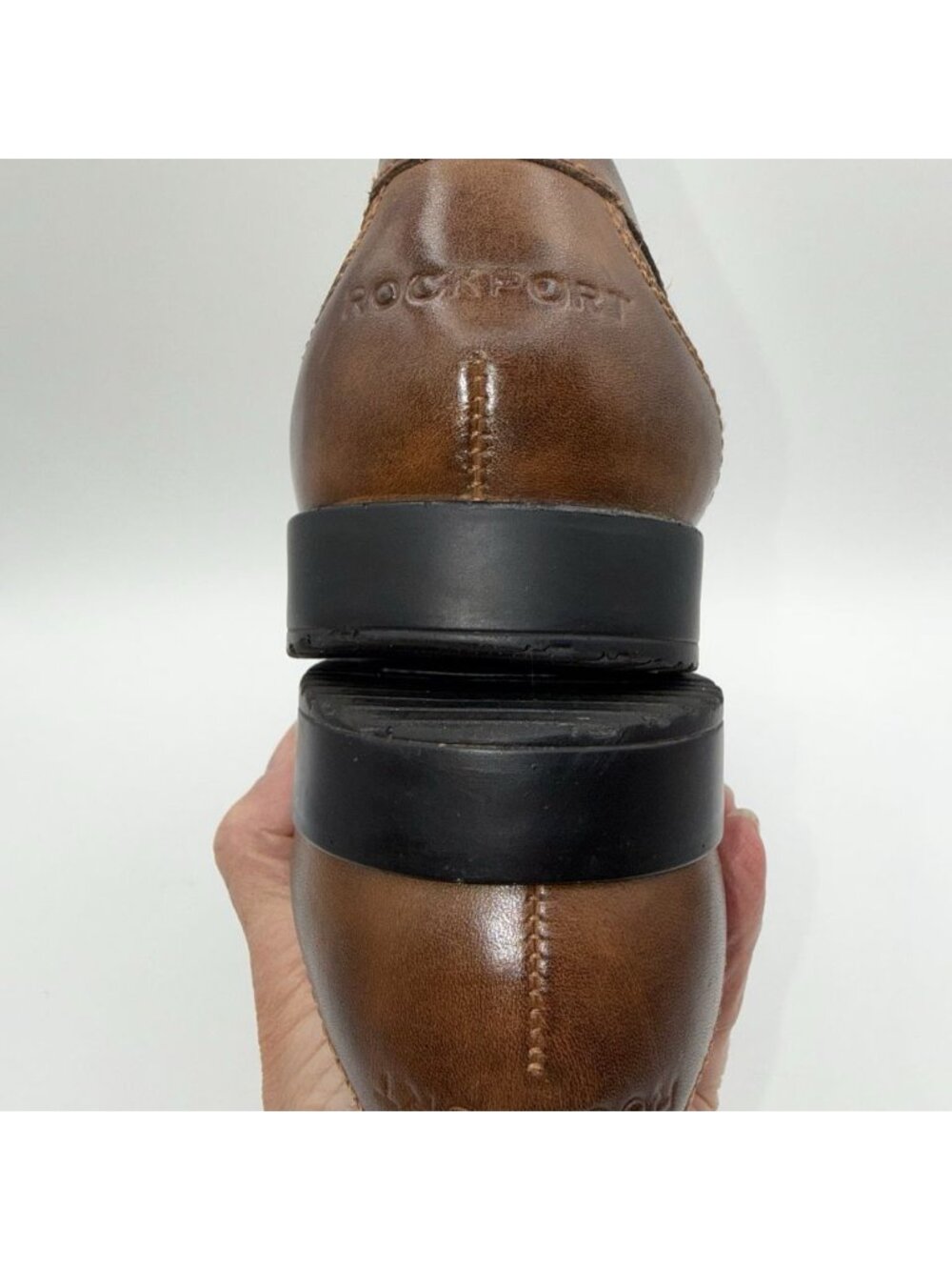 Rockport Walkability Men’s Size 10.5 Shoes Adiprene Brown Penny Loafers M76444 - Picture 10 of 14
